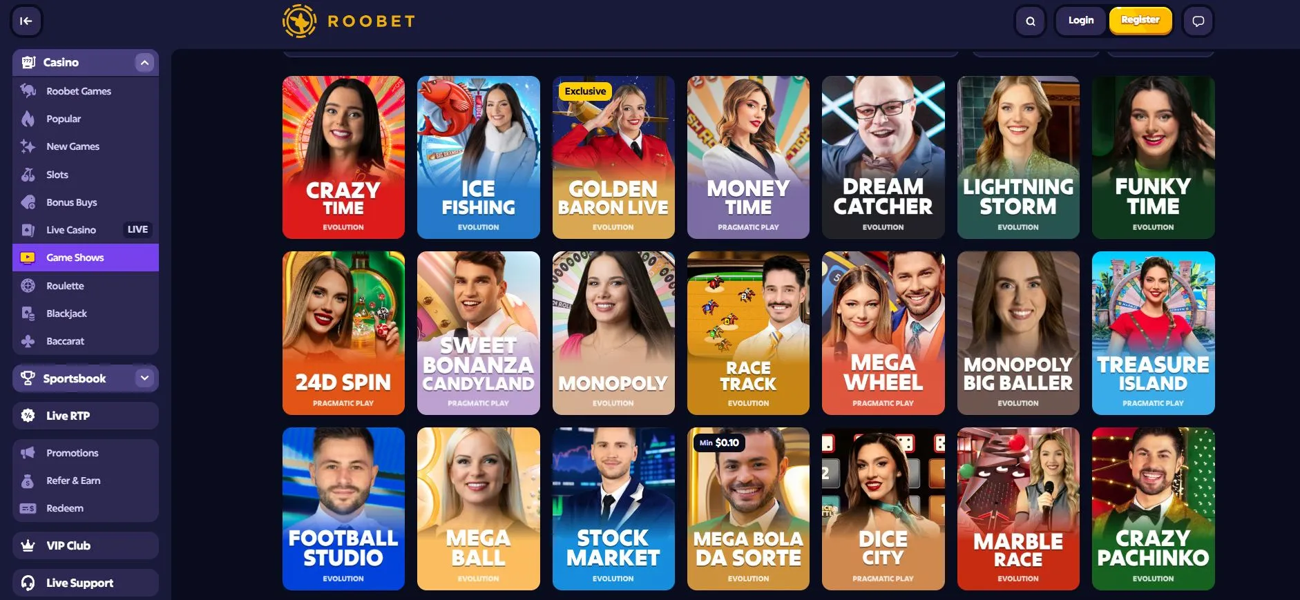 Logg inn på Roobet Logg inn på Roobet